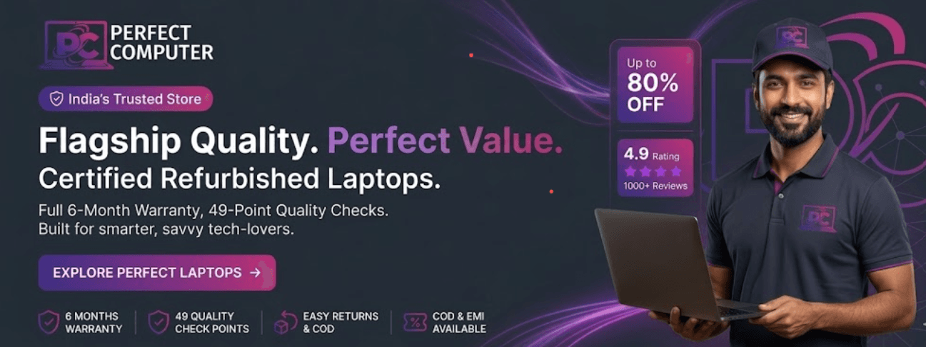 Perfect Computer shop banner